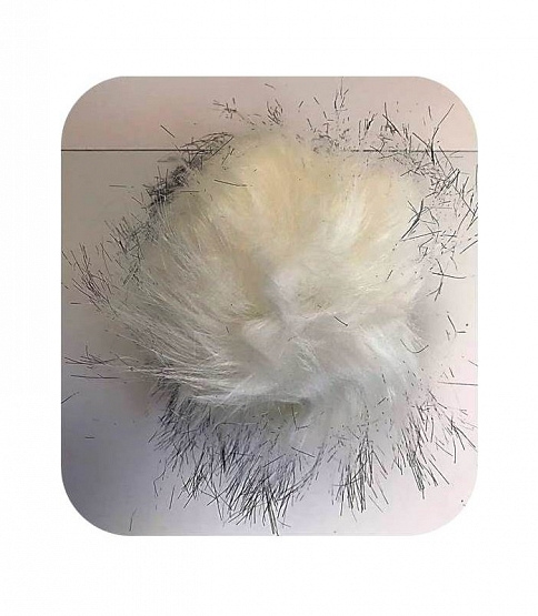 Aran Yarn 25% Wool 400g Balls x2 White 076